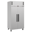LPR2SW Pearl - Slim Two Door White Colorbond Upright Storage Freezer