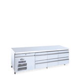HUBC6 Under Broiler Counter - Six Drawer Self Contained Lowline Refigerator