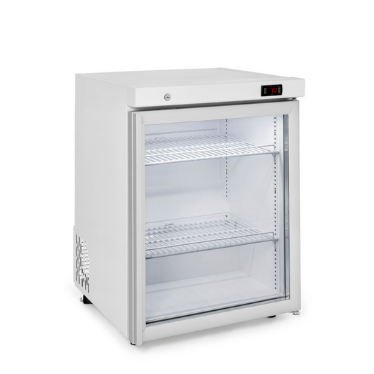 HTM1GWHC Topaz Compact - One Door Counter White compact glass door Refrigerator
