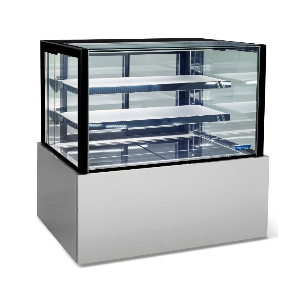 HTG15HC Topaz Cake Display - 1500Mm Two (Plus Base) Tier Free Standing Ambient Cake & Food Display