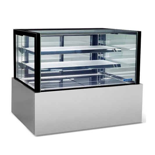 HTG18HC Topaz Cake Display - 1800Mm Two (Plus Base) Tier Free Standing Ambient Cake & Food Display