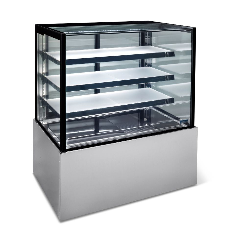 HTGH15 Topaz Cake Display - 1500Mm Three Tier (Plus Base) Free Standing Refrigerated Cake Display