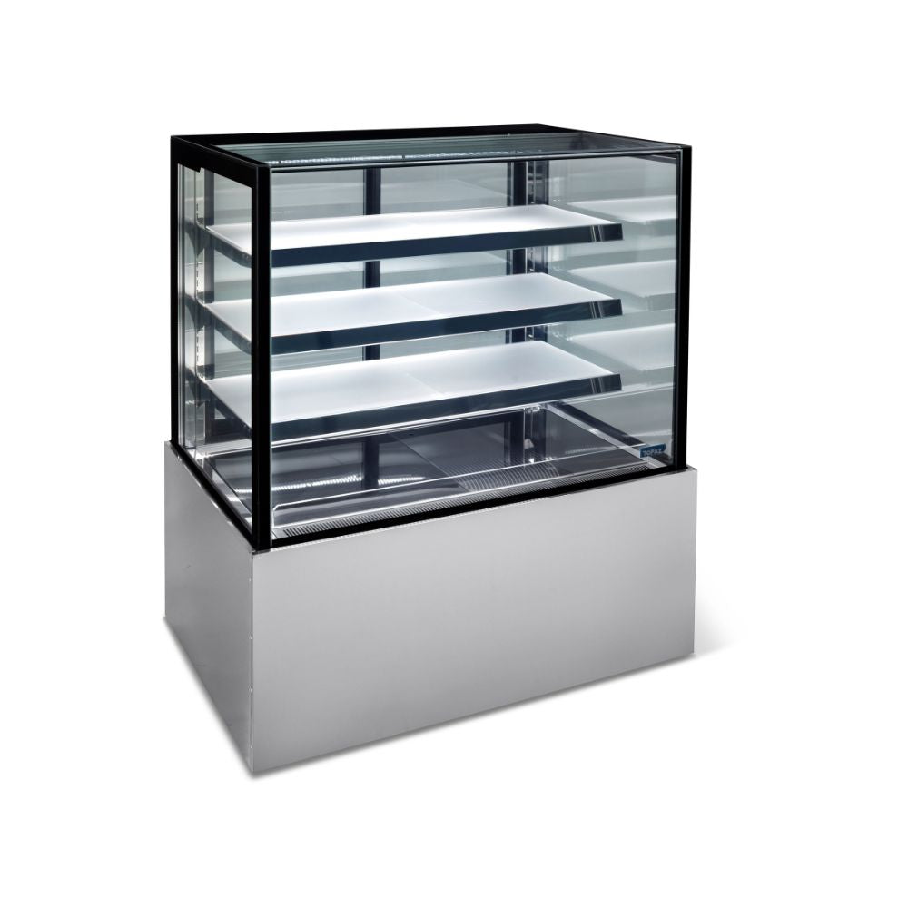 HTGH12HC Topaz Cake Display - 1200Mm Three Tier (Plus Base) Free Standing Refrigerated Cake Display
