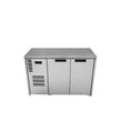 HC2USSHC Cameo - Two Door Stainless Steel Under Counter Display Refrigerator