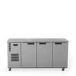 HC3USSHC Cameo - Three Door Stainless Steel Under Counter Display Refrigerator