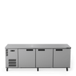 HB3USSHC Boronia - Three Door Stainless Steel Under Counter Display Refrigerator
