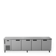 HB4USSHC Boronia -  Four Door Stainless Steel Under Counter Display Refrigerator