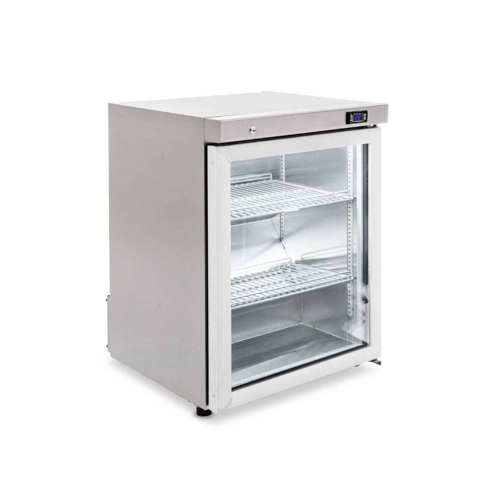 HTM1GSHC Topaz Compact - One Door Counter Stainless Steel compact glass door Refrigerator