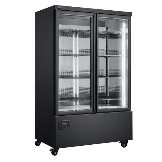 HTB2GBHC Topaz Upright - Two Door Upright Display Refrigerator