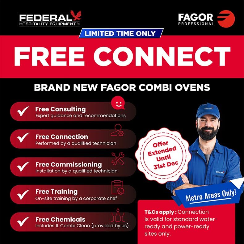 Fagor Ikore 20 Tray Advanced Boiler Gas Combi Oven - APW-201GRLWS