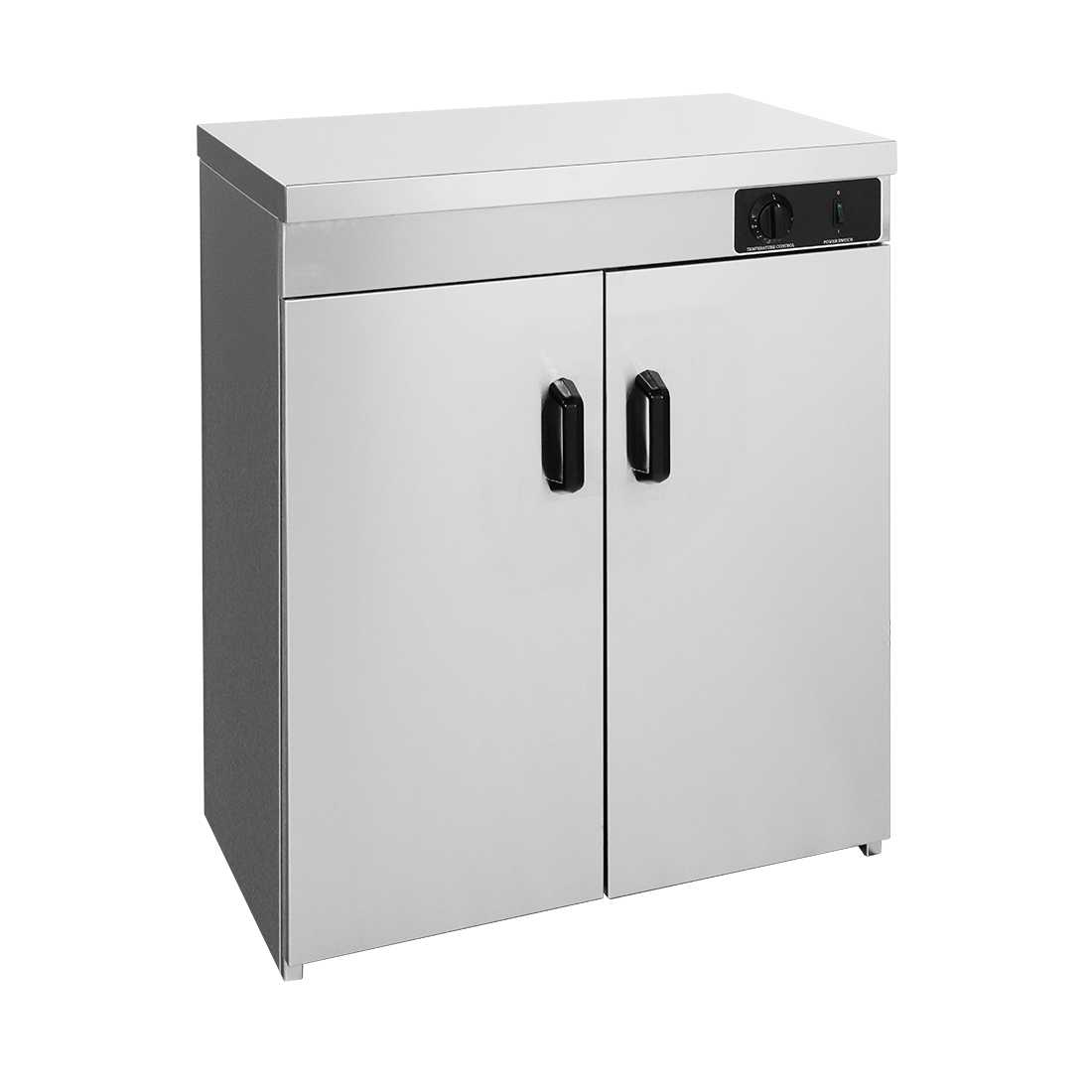 Elementry Stainless Steel Double Cabinet Plate Warmer 120 Plates - PW-DE