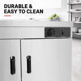 Elementry Stainless Steel Double Cabinet Plate Warmer 120 Plates - PW-DE