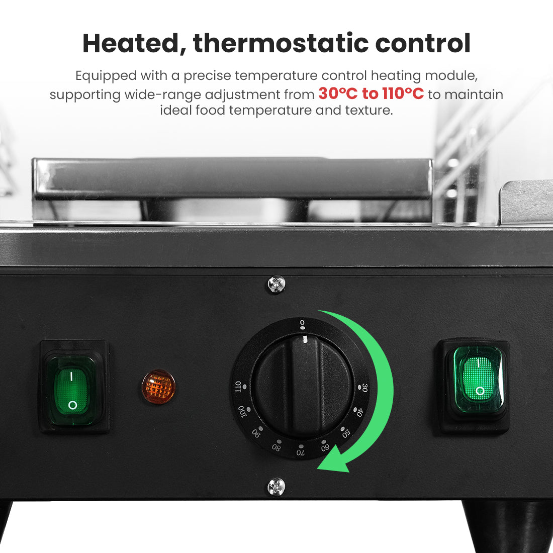 Benchstar Pie Warmer & Hot Food Display - PW-RT/660/TGE