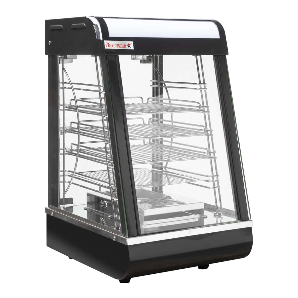 Benchstar All Stainless Steel Pie Warmer and Hot Food Display 40 Pies - PW-RT/380/TGE