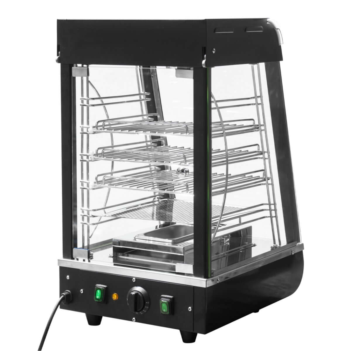 Benchstar All Stainless Steel Pie Warmer and Hot Food Display 40 Pies - PW-RT/380/TGE