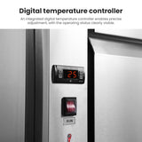 Thermaster three door DELUXE Pizza Prep Bench - PWB180