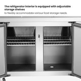 Thermaster Three door DELUXE Pizza Prep Bench - PWB200