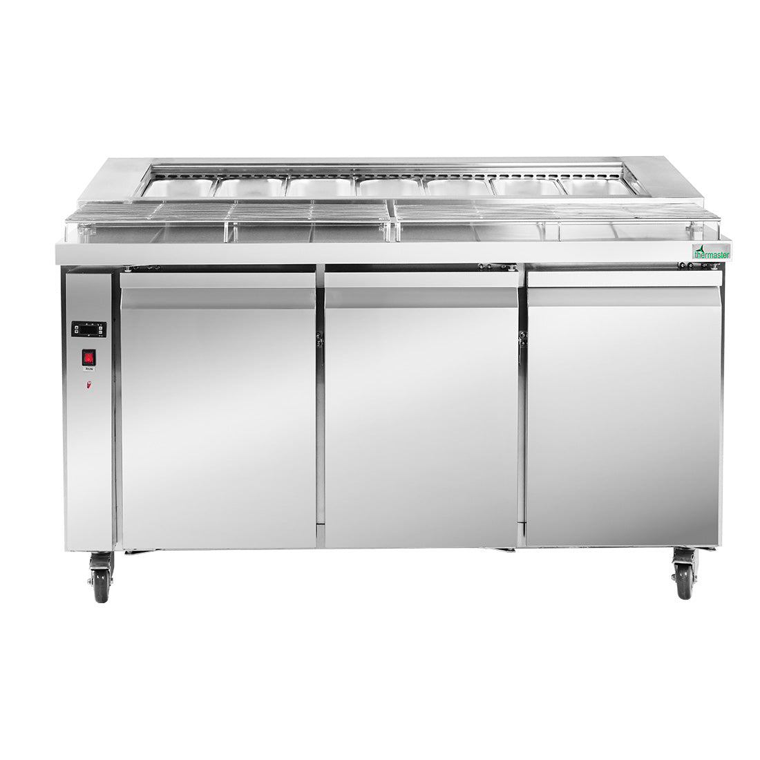 PWB150 three door DELUXE Pizza Prep Bench