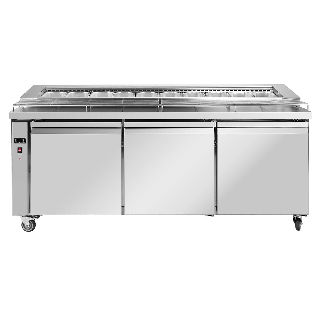 Thermaster Three door DELUXE Pizza Prep Bench - PWB200