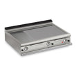 3 Burner Gas Fry Top with 2/3 Smooth 1/3 Ribbed Mild Steel Plate and Thermostat Control Q90FTT/G1220