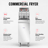 GasMax Superfast Natural Gas Tube Fryer - RC400E