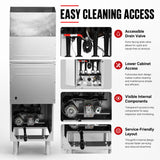 GasMax Superfast Natural Gas Tube Fryer - RC400E