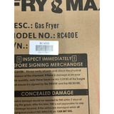 2NDs: Frymax Superfast Natural Gas Tube Fryer - RC400E-QLD371