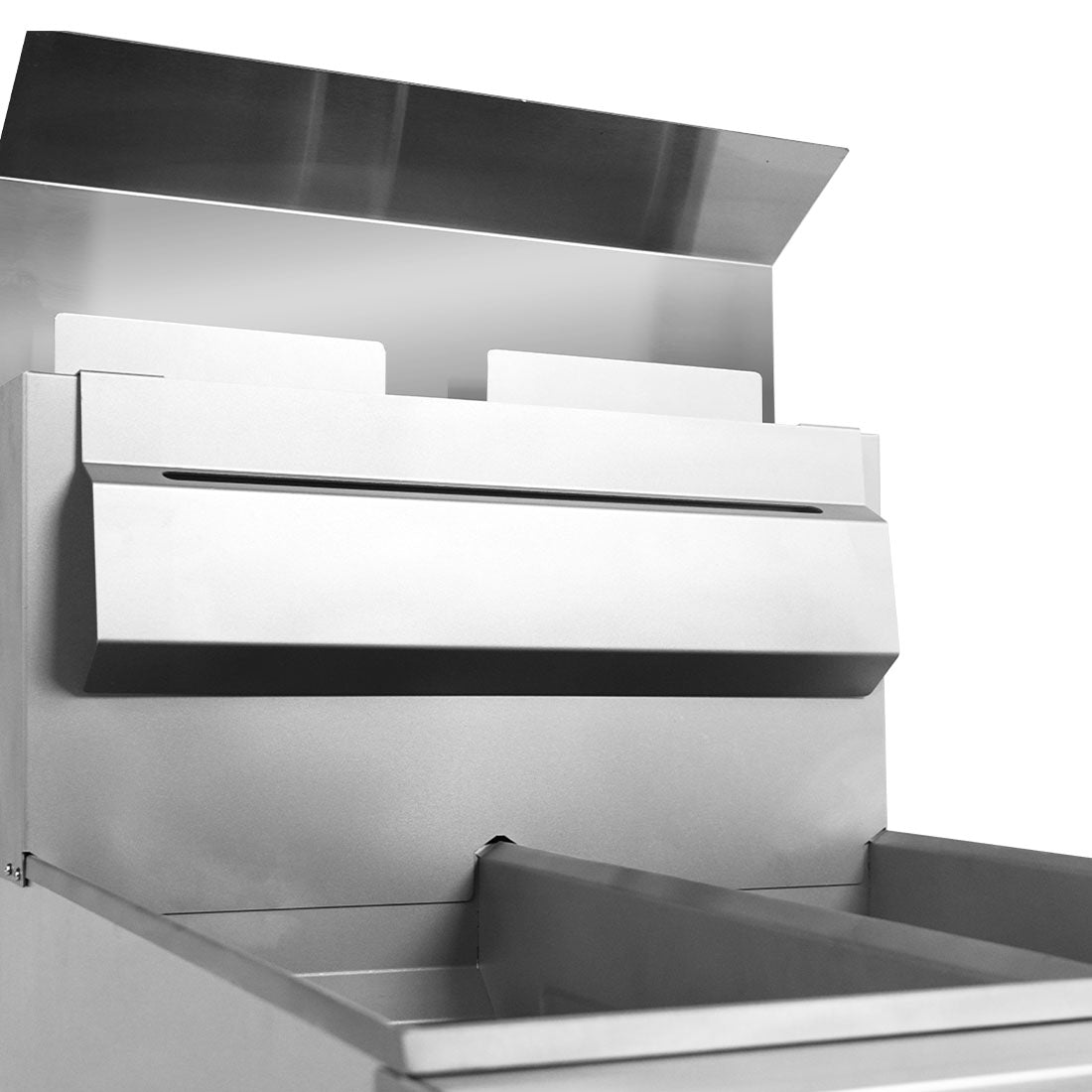 GasMax Superfast Natural Gas Tube Twin Vat Fryer - RC400TE