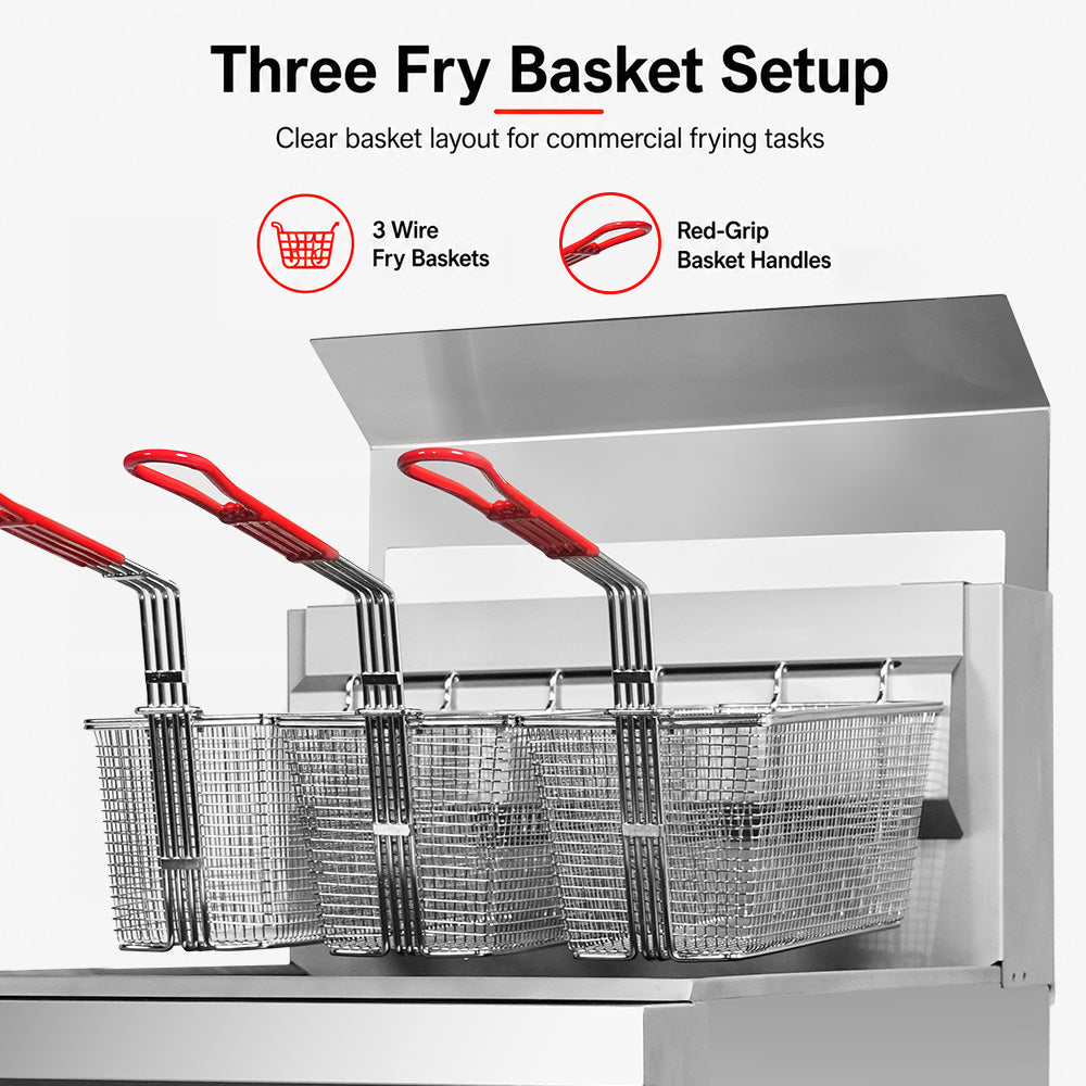 GasMax Superfast Natural Gas Tube Fryer - RC500E
