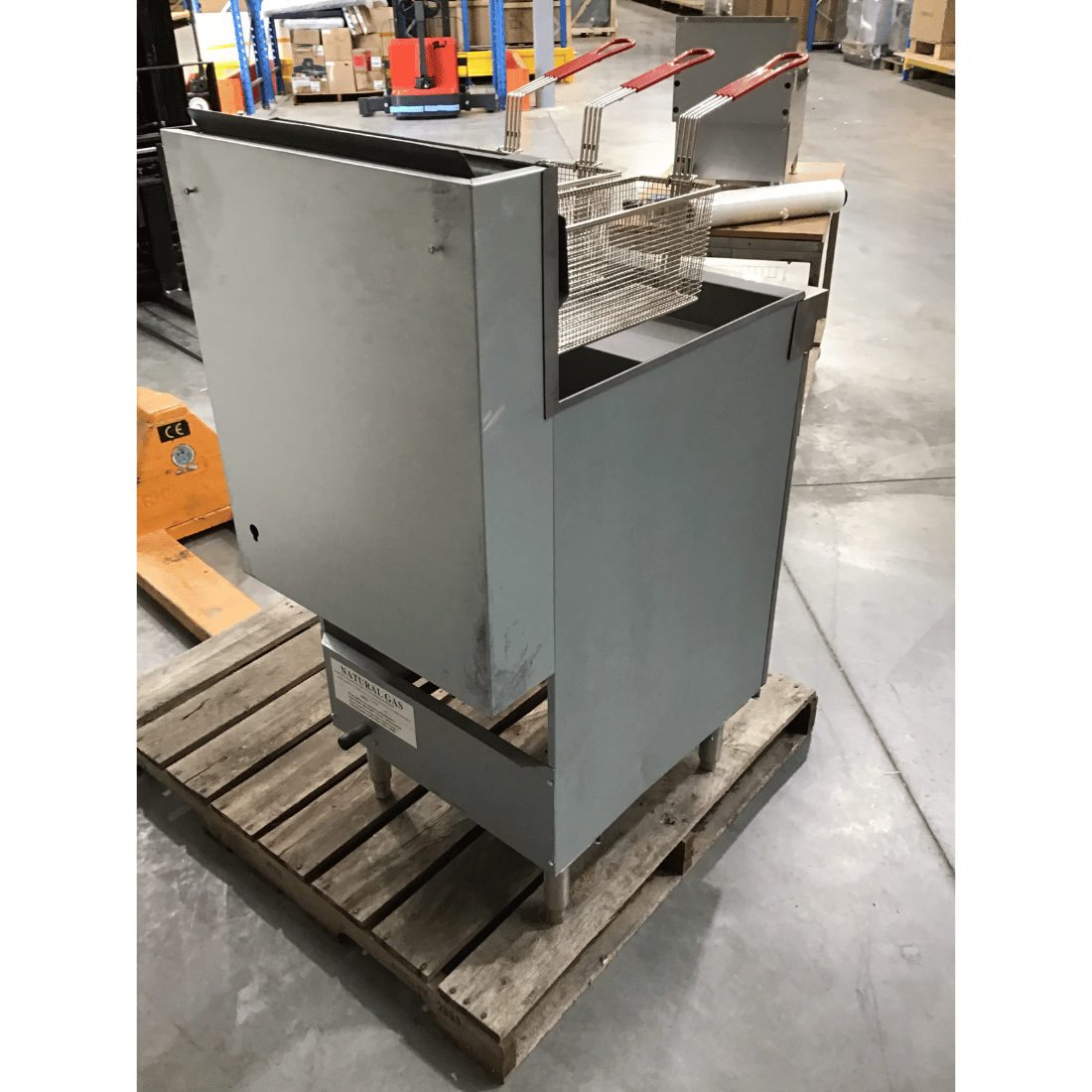 Ex-Showroom: Frymax Superfast Natural Gas Tube Fryer - RC500E-SA7-Mar