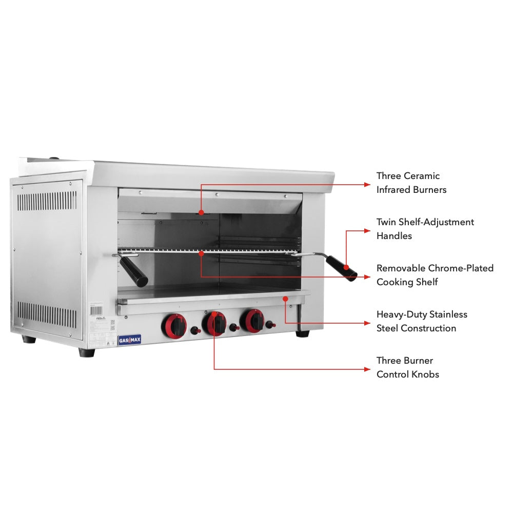 Gasmax Heavy Duty Natural Gas Salamander - REB-02E