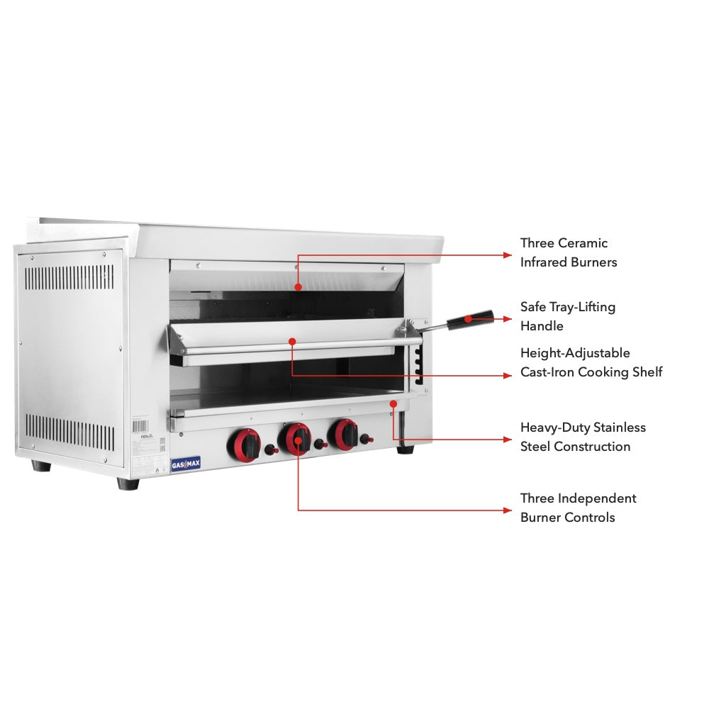 Gasmax Heavy Duty LPG Salamander REB-03ELPG
