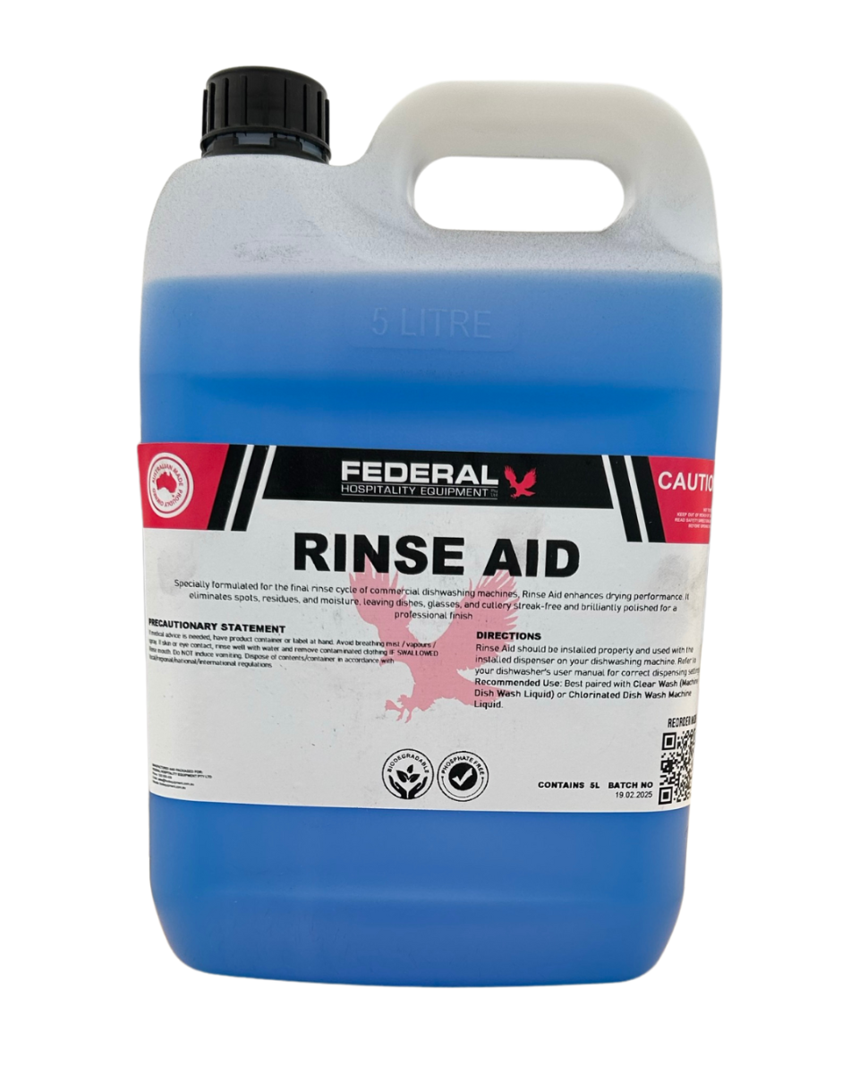RINSE AID DISHWASHER CHEMICAL 5LT - DH-RA5L – Newhand Equipment