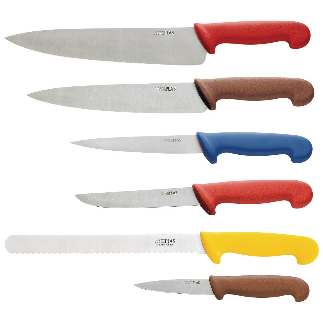 Hygiplas Colour Coded Knife Set & Wallet