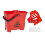 Mop Bucket Complete Red - 3 parts