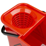 Mop Bucket Complete Red - 3 parts