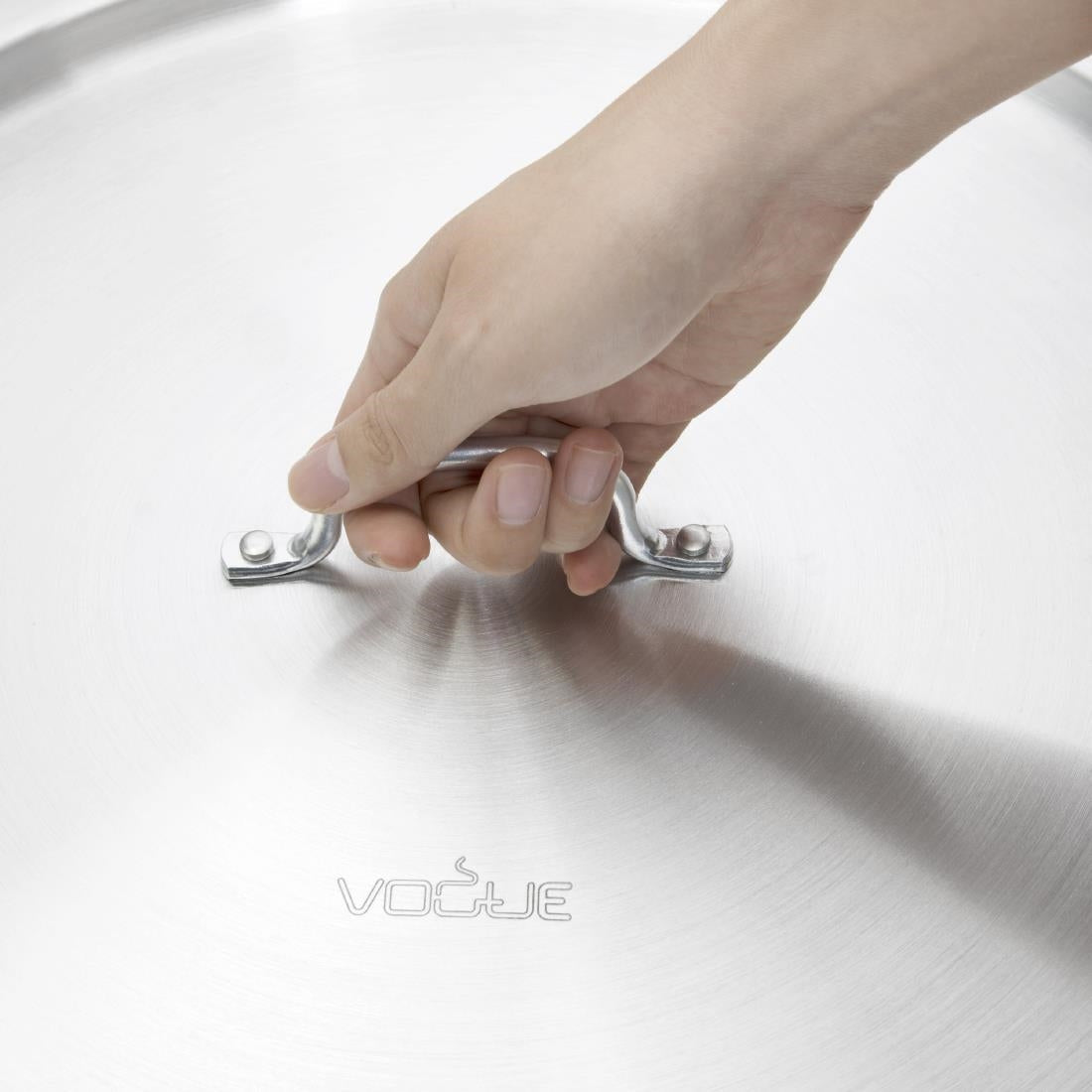 Vogue Stockpot Lid Aluminium - 400mm