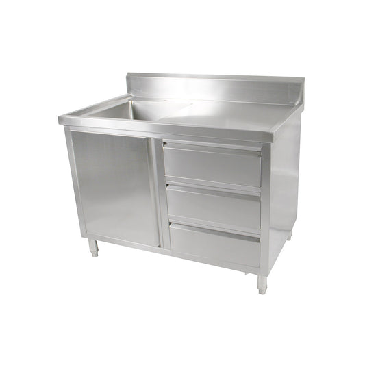 SC-6-1200L-H Cabinet with Left Sink