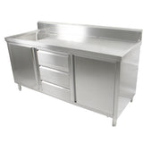 SC-6-2100L-H Cabinet with Left Sink