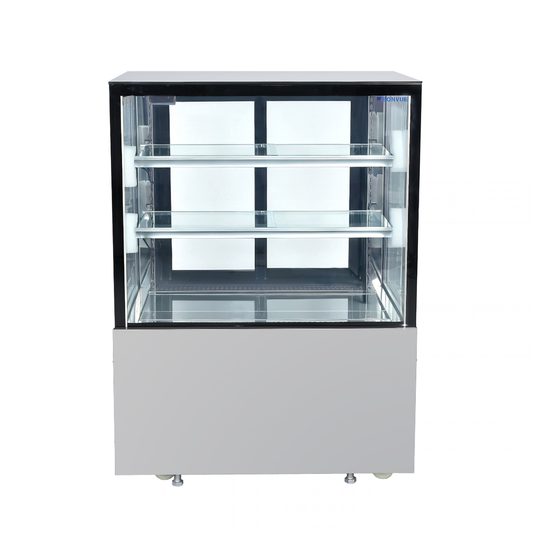 Bonvue Deluxe 900mm Square Glass Cake Display Cabinet - SC090FA-2XB