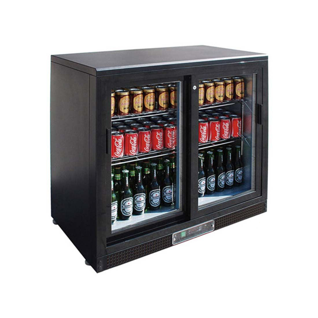 SC248SD Double Sliding Door Drink Cooler