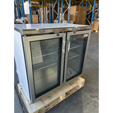 Ex-Showroom: Thermaster Two Door Stainless Steel Bar Fridge/Cooler - SC248SG-QLD123
