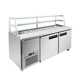 Thermaster two large door DELUXE Sandwich Bar - SCB/18