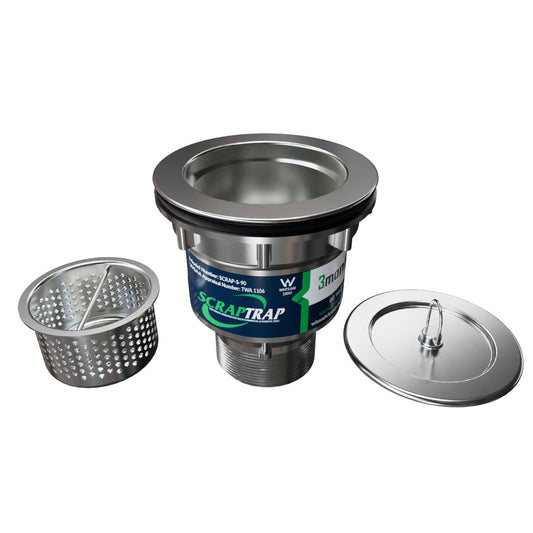 Cast Stainless Sink Waste Arrestor (90mm) Scrap-S-90