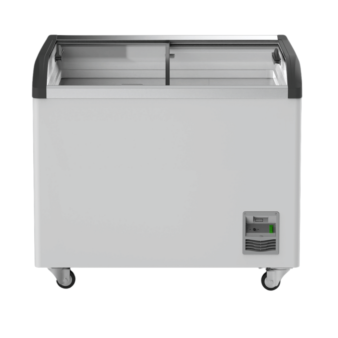Ex-Showroom: Thermaster Heavy Duty Supermarket Glass Sliding Lid Freezers 303L - SD-306k-QLD145