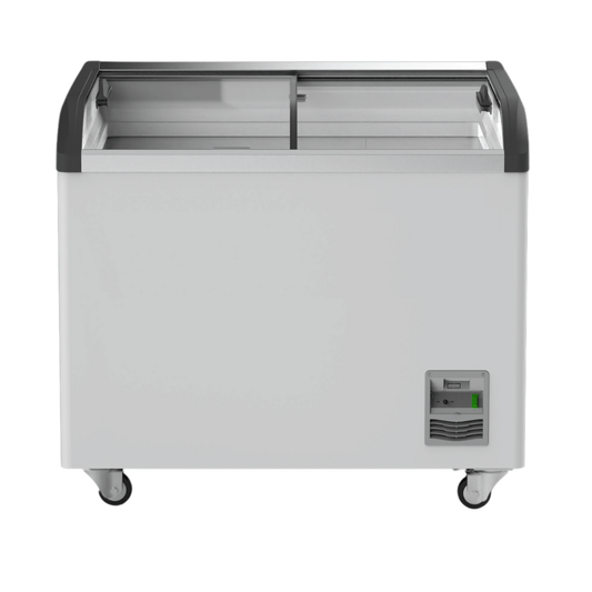 Ex-Showroom: Thermaster Heavy Duty Supermarket Glass Sliding Lid Freezers 303L - SD-306k-QLD145