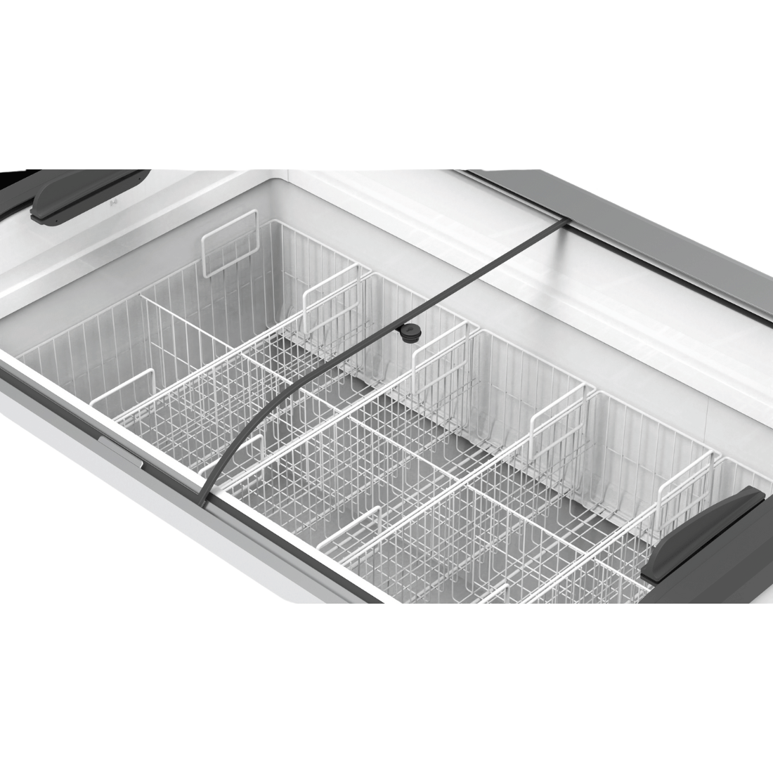 Thermaster Heavy Duty Supermarket Glass Sliding Lid Freezers 303L - SD-306K