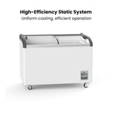 Thermaster Heavy Duty Supermarket Glass Sliding Lid Freezers 406L - SD-406K