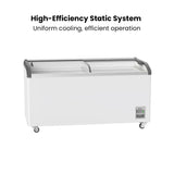 Thermaster Heavy Duty Supermarket Glass Sliding Lid Freezers 576L - SD-576K