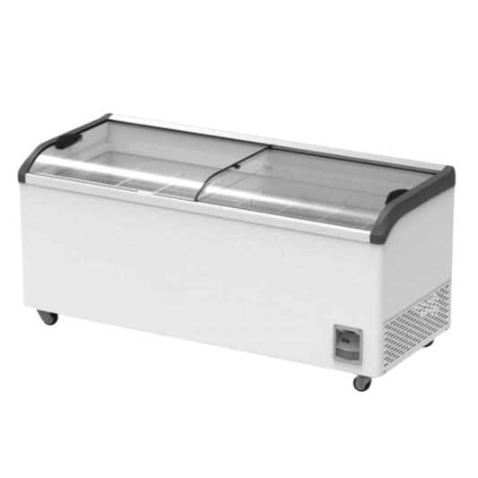 Ex-Showroom: Thermaster Heavy Duty Supermarket Glass Sliding Lid Freezers 446L - SD-666K-QLD142